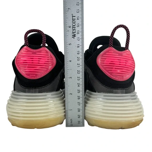 Nike Air Max 2090 Women's Shoes Size 11.5 Black Pink Silver DA4284-001 Lace Up - Picture 5 of 11